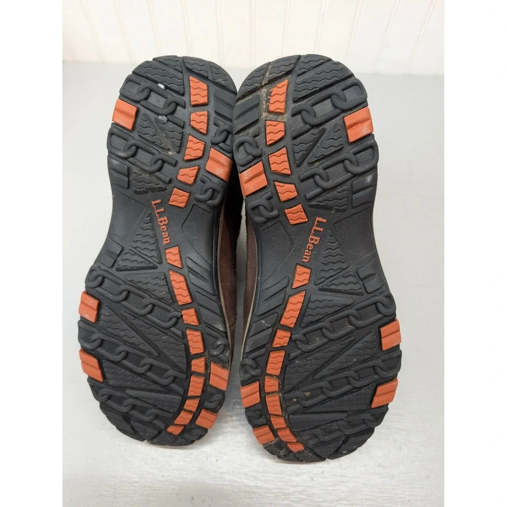 LL Bean Snow‎ Sneaker Waterproof Insulated Boots Men's 9.5 Wide Brown 296512